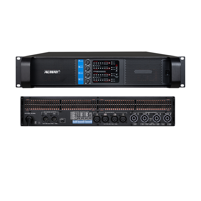 High-power professional amplifier
