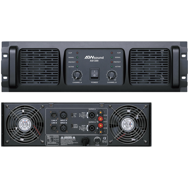 1800W professional amplifier