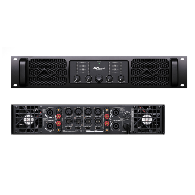 GMX4800 Professional Power Amplifier - 4x800W @8Ω Elite Multi-Channel Amplifier