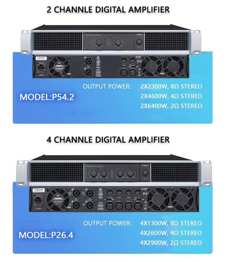 4-channel power amplifier