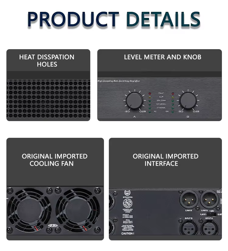 4-channel power amplifier