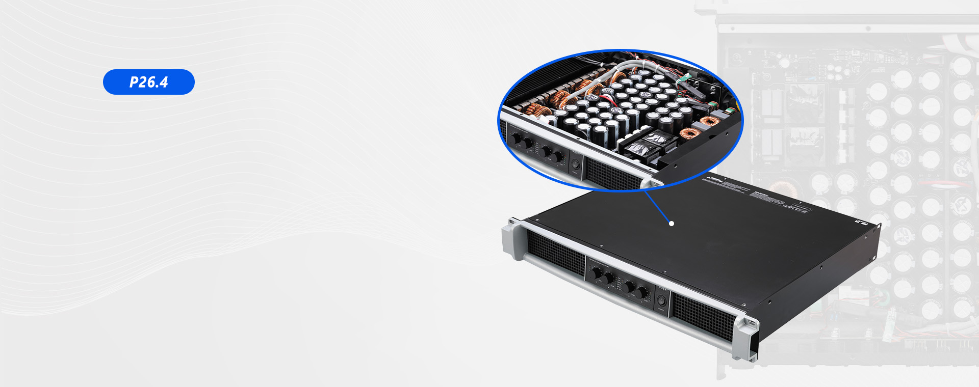 Live sound power amplifier